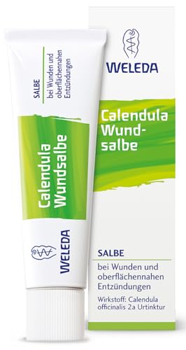 WELEDA Calendula Wundsalbe - Entzündungshemmende Heilsalbe bei oberflächlichen Hautverletzungen [mit Calendula Extrakt] - Natürliche Ringelblumensalbe - Für Erwachsene, Kinder & Säuglinge - 70g